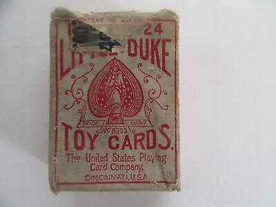 Vintage Little Duke No. 24 Toy Miniature Playing Cards • $14.95