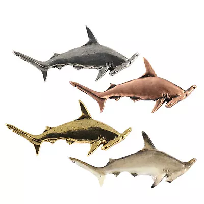 Creative Pewter Designs Hammerhead Shark Lapel Pin Or Magnet S118 • $17.89