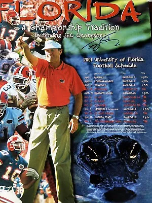 2001 Florida Gators 20' X 28' Poster Schedule • $12