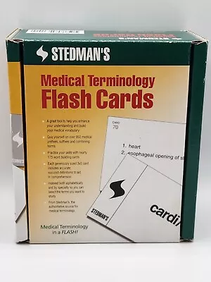 Stedman's Medical Terminology Flash Cards • $13.99