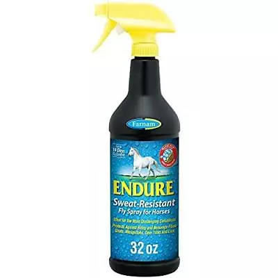 $59.09 • Buy Farnam Endure Sweat-Resistant Fly Spray For Horses 32 Ounces