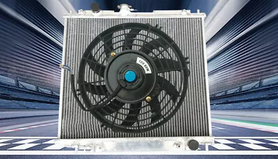 For 1994-2000 MITSUBISHI PAJERO NJ NK NL 2.8L Turbo Diesel Alu Radiator+FAN AT • $288