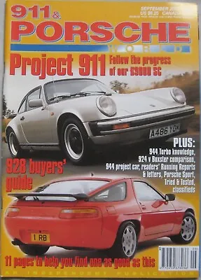 911 & Porsche World Magazine September 2000 Featuring Boxster 924 928 • £5.99