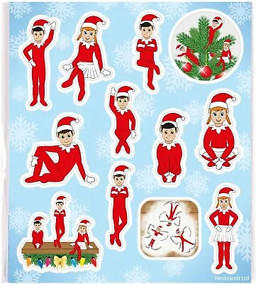 £1.29 • Buy 6 Elfin' Around Sticker Sheets - Christmas Toy Stocking Fillers Childrens/Kids