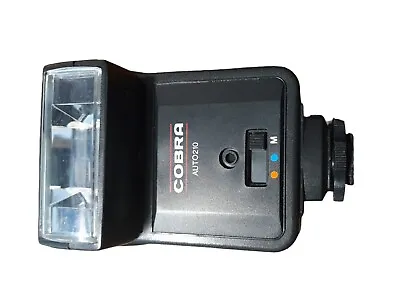 Cobra Auto 210 Flash Gun For 35mm Film Camera Vintage - Tested Working • £13.99