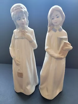 Vintage Porcelanas Jango Figurine Made In Spain Girls Lot Of 2 • $29.99