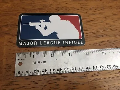 Major League Infidel Sticker Coloured 4” • $5.10