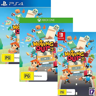 $85 • Buy Moving Out PS4 XBOX One Nintendo Switch Family Kids Co-op Puzzle Sim Style Game