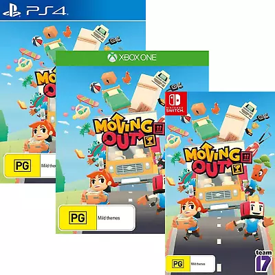 Moving Out PS4 XBOX One Nintendo Switch Family Kids Co-op Puzzle Sim Style Game • $85