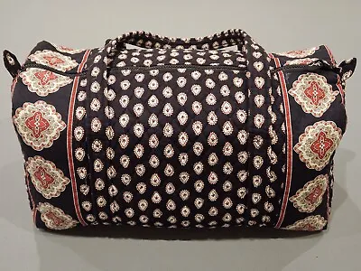 Vera Bradley Retired Classic Black Small Duffle Bag - !!!excellent Condition!!! • $34.99