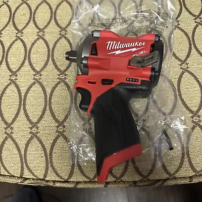 Milwaukee 2555-20 12V M12 FUEL 1/2-in. Cordless Stubby Impact Wrench (Bare Tool) • $160