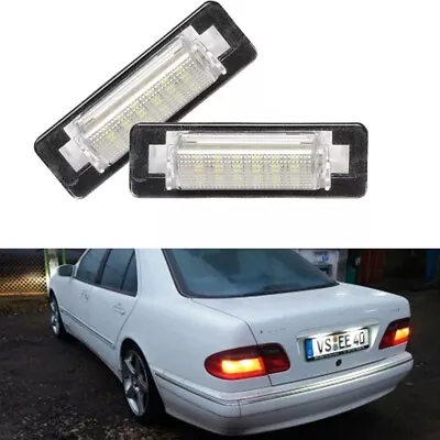 2x White 18-LED License Plate Light LAMP For Mercedes Benz W202 C Class C230 4DR • $10.99