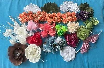 Mulberry Paper / Satin Artificial Roses GRAB BAG (what You See Is What You Get) • $2.99