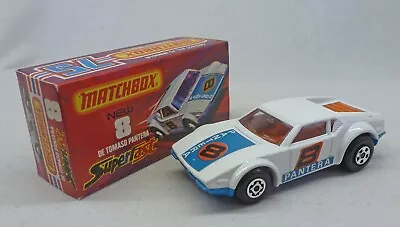 Matchbox Superfast MB8 De Tomaso Pantera • $13.32