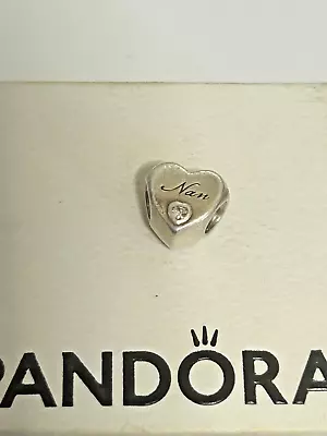 Genuine Pandora Nan Heart Charm • £10