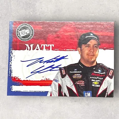 Matt Crafton 2004 PRESS PASS AUTHENTICS NASCAR CRAFTSMAN TRUCK SRS Signed Card • $9.99