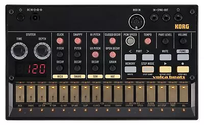 Korg 16-Key Synthesizer (Volcabeats)Black • $436.37