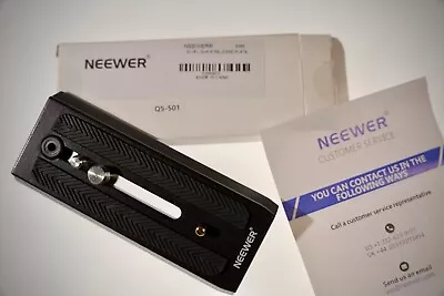 New • Neewer QS-501PL Quick Release Plate For Manfrotto • $14.99