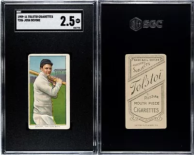 1909-11 T206 Josh Devore New York Giants SGC 2.5 ***Tolstoi*** • $154.99