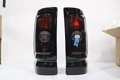 Tail Lights Set For 1994-2001 Dodge Ram 1500 2500 3500 Pickup Black Smoke Lens • $55.99