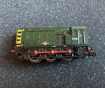 Bachmann N Gauge Class 08 Green Shunter 0-6-0 D3406 Good Runner (Note See Below) • £24