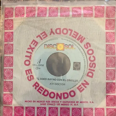 $5.99 • Buy El Coco Rayao Con El Criollo -ay! Doctor / Del Monton- Mexican 7  Single Cumbia