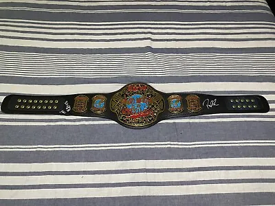 Official WWE ECW World Heavyweight Championship Replica Signed By Paul Heyman • $850