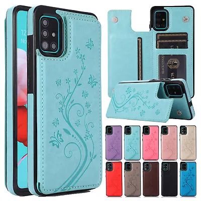For Samsung Galaxy A15 A14 A54 A52 A53 Retro Flip Leather Card Stand Case Cover • $11.99
