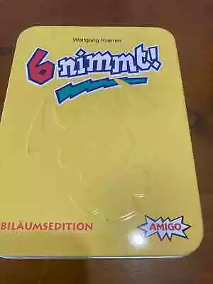 6 Nimmt! Jubiläumsedition Card Game Tin Box Amigo 2005 German Language Collector • $60