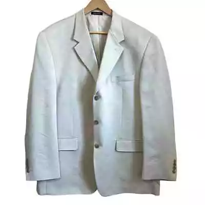 Ralph Lauren Chaps Blazer Men's 44R Sport Coat Jacket Lined Pockets Notch Collar • $50