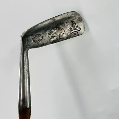 Antique Hickory Shaft MacGregor Popular Putter D1 Original Grip Wrap LH • $69.95