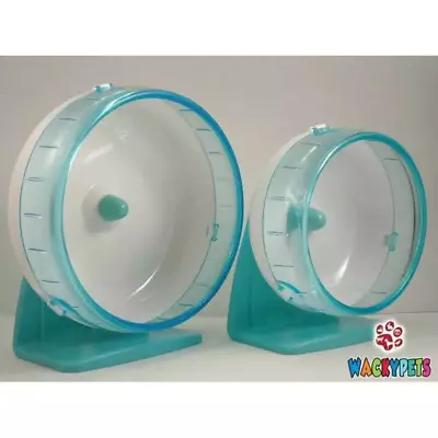 QUIET HAMSTER MOUSE GERBIL EXERCISE WHEEL: Silent Spinner Wheel 14cm / 17cm • £8.49