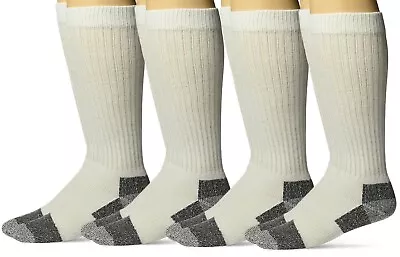 Carolina Ultimate Mens Big & Tall Sport Crew Cushion Work Mid-Calf Boot Socks 4P • $16.99