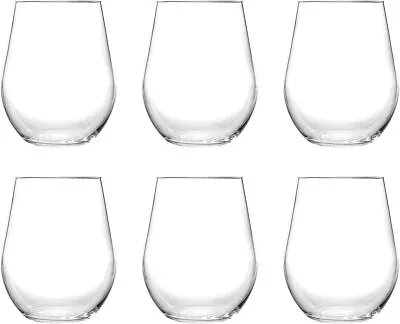 Unkno Stemless Plastic Wine Glasses (Set Of 8) 20 Ounce Red Clear  • $39.35