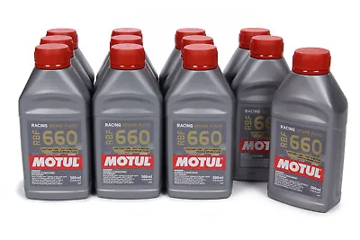 Motul RBF 600 FL - 1L AM - Fully Synthetic DOT 4 Racing Brake Fluid (12 X 0.5L) • $279.95