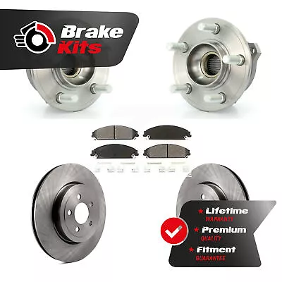 Front Hub Bearing Brake Rotor & Pad Kit For 2007-2020 Dodge Charger SXT With AWD • $215.19