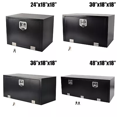 24  30  36  48 (L)x18 (W)x18 (H) Steel Underbody Truck Trailer Pickup Tool Box • $144.99