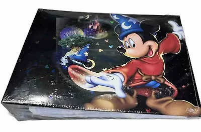 Walt Disney World Four Parks One World Photo Album Sorcerer Mickey 100 Photo New • $15.98