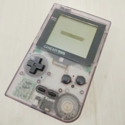 Used Game Boy Pocket Clear Purple Console Nintendo Handheld GB MGB-001 NTSC-J • $37.64