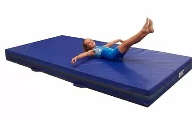 Team Sports Gymnastics 4  Skill Throw Landing Mats 4'x6' Blue Vinyl! • $347.50