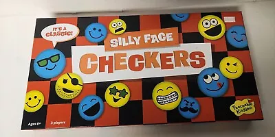 Peaceable Kingdom Silly Face Checkers Game For Kids With Magnetic Stackable • $16.99