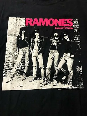 $99.95 • Buy Vintage Rock T Shirt - Ramones Rocket To Russia NOS XXL 2011 Band Joey Ramone