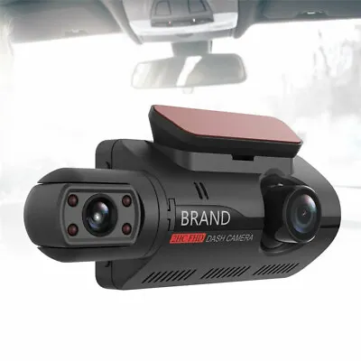 Dash Cam 3  Dual Lens Car Camera 1080P Video DVR Recording Parking Monitoring • $36.57