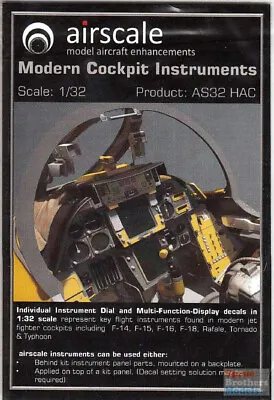 ASCAS32HAC 1:32 Airscale Modern Cockpit Instruments • $29.19