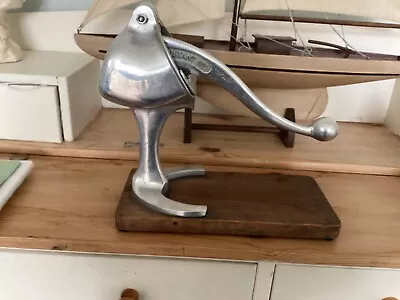 Vintage  Juicer Squeezer On Wooden Plinth  • £5