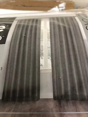 Eclipse Absolute Zero 100% Blackout Curtain Gray 50in X 108in  • $22.92