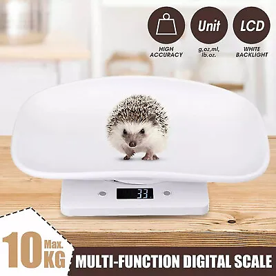 Electronic Baby Scale Baby Infant Weighing Scales 10KG Body Pet Puppies Kittens • £21.35