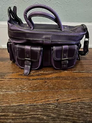 Matt And Nat Satchel Shoulder Bag Purple Eco Vegan • $36