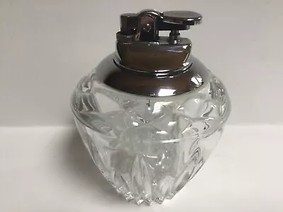 Cigarette Lighter Princess House Highlights Lead Crystal 4 1/2  Tall No Butane • $19.95