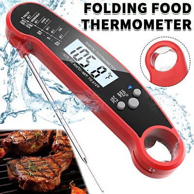 Instant Read Meat Thermometer Digital LCD Cooking BBQ Food Temperature Measuring • $10.59